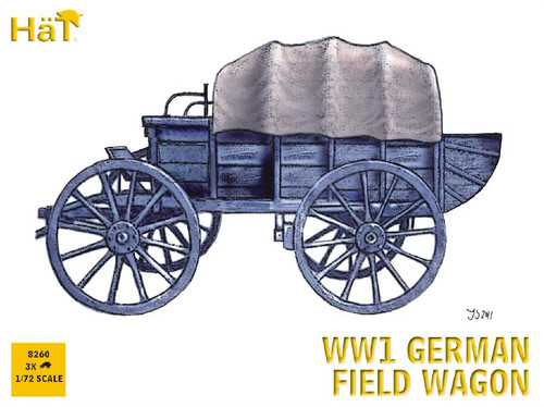 HaT 8260 WWI German Field Wagon 1:72 Scale Figures
