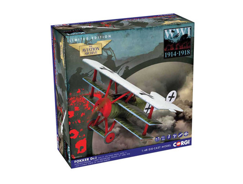 Corgi AA38312 1:48 Fokker DR.1 Triplane - Jasta 11 - Ltn Hans Weiss