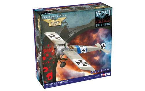 Corgi AA28703 1:48 Fokker E.III Eindecker - Kampeinsitzer Kommando - Ernst Ude