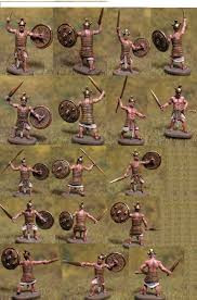 Caeser Miniature History050 1:72 Biblical Era Egyptian Sherden the Royal Guards