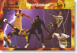 Caesar Miniatures 1:72 Sportsman set I footballers