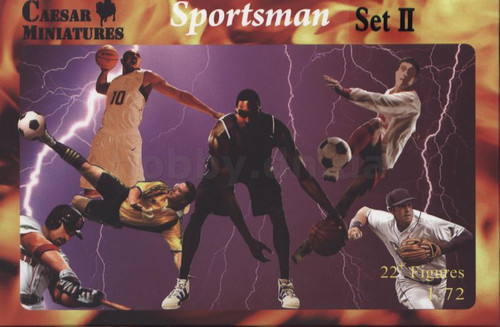 Caesar Miniatures 1:72 Sportsman Set II basketball players