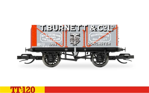 Hornby TT6041 1:120 T Burnett, 7 plank wagon