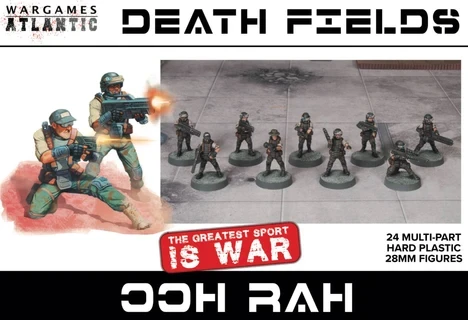 Wargames Atlantic WAADF008  Death Fields 28mm Ooh Rah