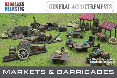 Wargames Atlantic general accoutrements WAAGA013 Markets & Barricades