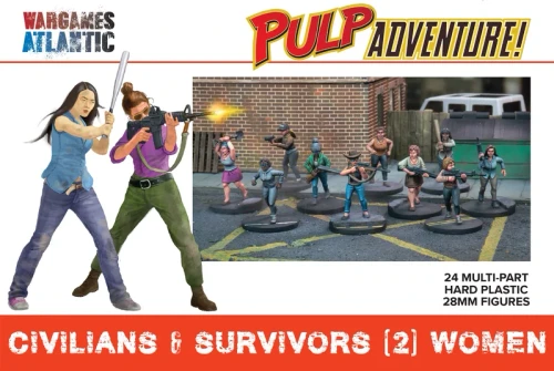 Wargames Atlantic WAAPA005 Civilians & Survivors (2) Woman