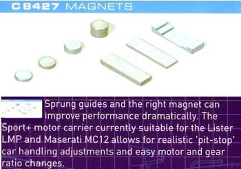 Scalextric C8427 Magnets