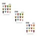 Wargames Atlantic WAAWS013 Barons' War Shield Decals (02)