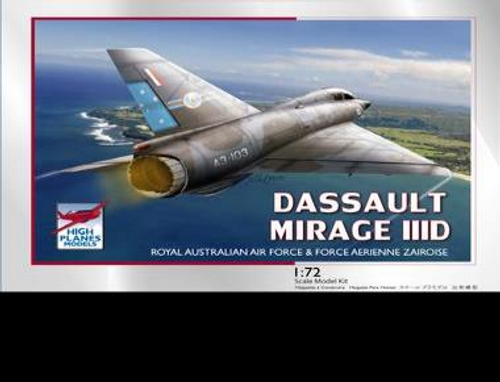 High Planes Dassault Mirage IIID / 5D RAAF & Force Aerienne Zaire Kit 1:72