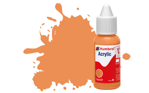 Humbrol Acrylic Paint 61 Matt Flesh 12 ml Jar