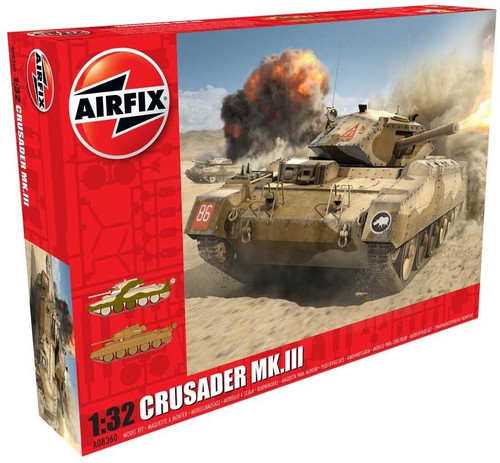 Airfix A08360 Crusader Mk.III  1:32 Scale Model Kit Airfix A08360 Crusader Mk.III  1:32 Scale Model Kit