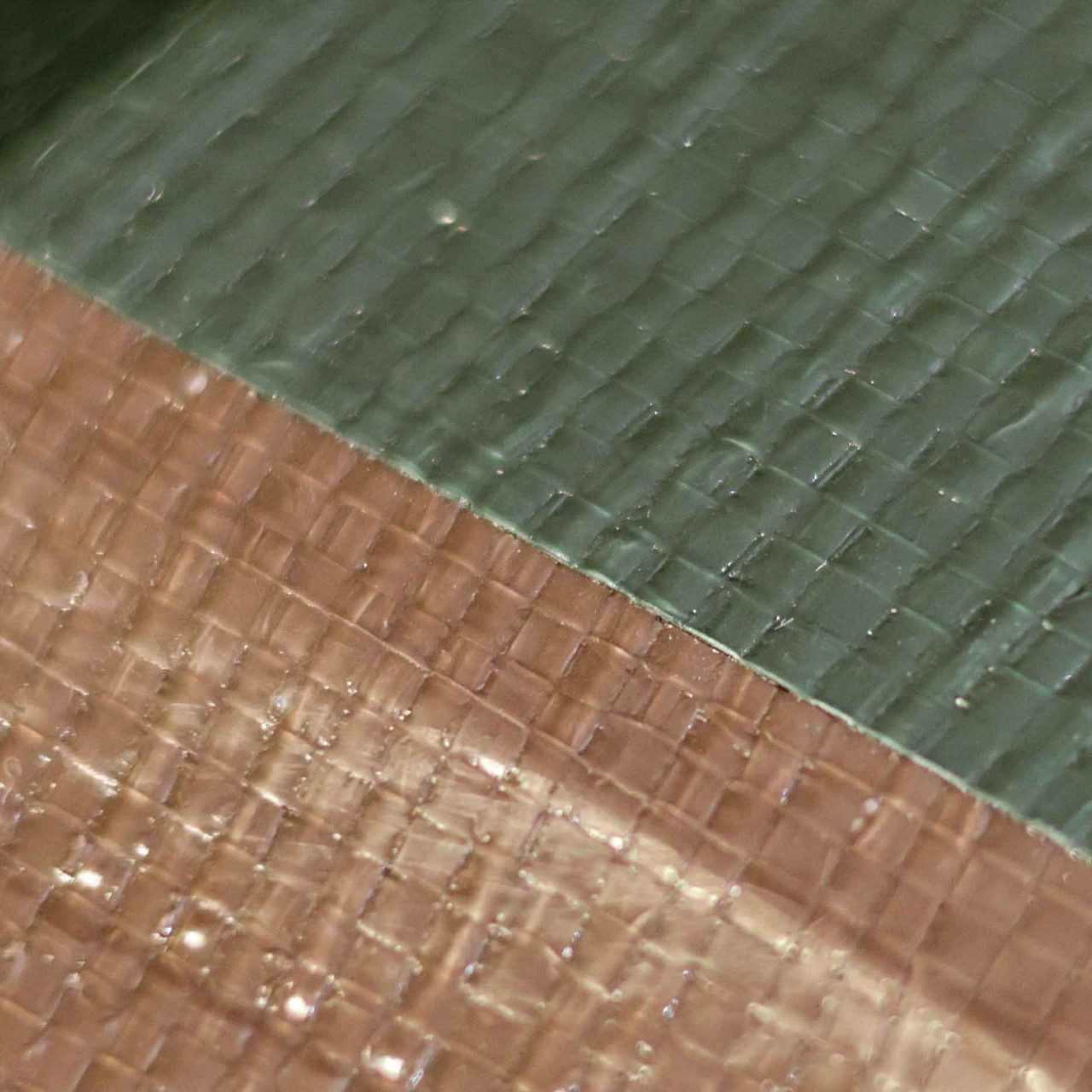 250gsm Heavy Weight Green/Brown Tarpaulin | Heavyweight