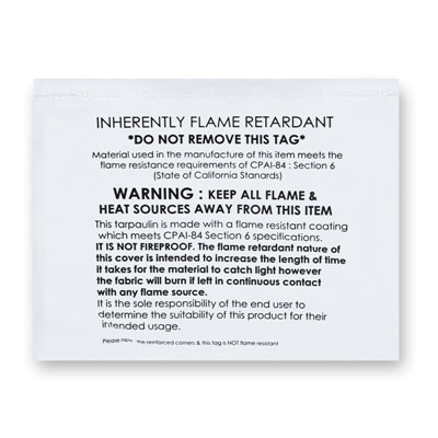 200gsm Flame Retardant White Tarpaulins