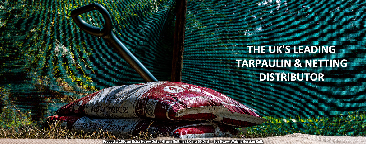 Shop green heavy duty netting and 90cm hessian roll for garden screening, plant protection, shade, windbreaks and outdoor landscaping. Durable, practical and ideal for home, trade and garden use.