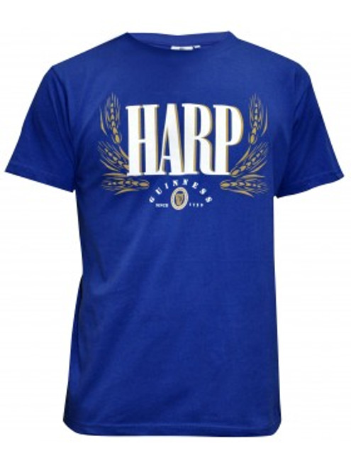170gms 100% cotton
Harp label graphics on chest and back of tee
Breathable and comfortable fit
Harp Lager is a popular Irish lager created in 1960 by Guinness in its Great Northern Brewery, Dundalk. It is still a best selling lager brand in Ireland.