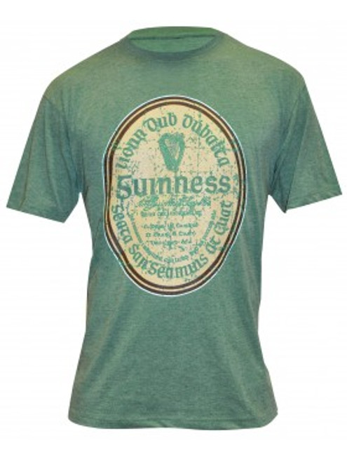 This Guinness® Green Distressed Gaelic Label T-Shirt is made from 100% cotton. With soft-to-the-touch fabric, a short sleeve, crew neckline and a straight, easy fit, this top is ideal for everyday wear
This classic tee features a cream and green colored distressed Guinness® Gaelic label screen printed on the front.
Available in Sizes Small to 4X Large
Care Instructions:
Simply machine wash in cold water with like colors
No need to dry clean
Air drying preferably
Guinness® Official Merchandise: This product celebrates an extraordinary brand, which for over two centuries has been held in great affection around the world. For many, Guinness® has come to symbolize a way of life, always with style, wit, and good humor. This product is intended for purchase and enjoyment by people of legal purchase age for alcoholic beverages. This Guinness® Green Distressed Gaelic Label T-Shirt is made from 100% cotton. With soft-to-the-touch fabric, a short sleeve, crew neckline and a straight, easy fit, this top is ideal for everyday wear
This classic tee features a cream and green colored distressed Guinness® Gaelic label screen printed on the front.
Available in Sizes Small to 4X Large
Care Instructions:
Simply machine wash in cold water with like colors
No need to dry clean
Air drying preferably
Guinness® Official Merchandise: This product celebrates an extraordinary brand, which for over two centuries has been held in great affection around the world. For many, Guinness® has come to symbolize a way of life, always with style, wit, and good humor. This product is intended for purchase and enjoyment by people of legal purchase age for alcoholic beverages.