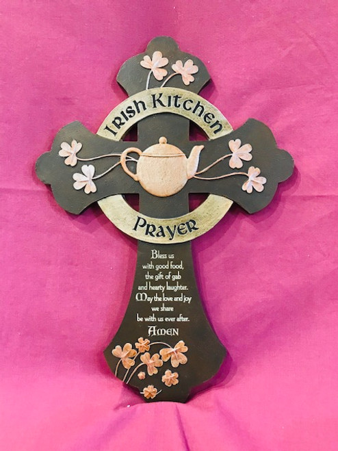 56046 Irish Kitchen Prayer Wall Cross 56046 Irish Kitchen Prayer Wall Cross