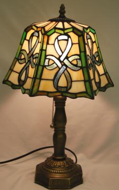 BOE 805 Celtic Top Pleated Lamp