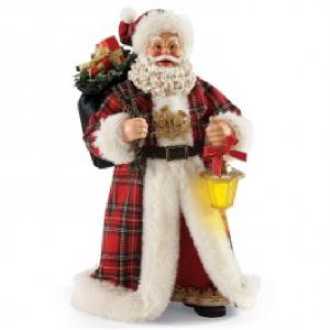 Plaid Tidings Santa