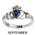 SL90 Birthstone Claddagh