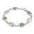 S5514 RP Shamrock Claddagh Bracelet S5514 RP Shamrock Claddagh Bracelet
