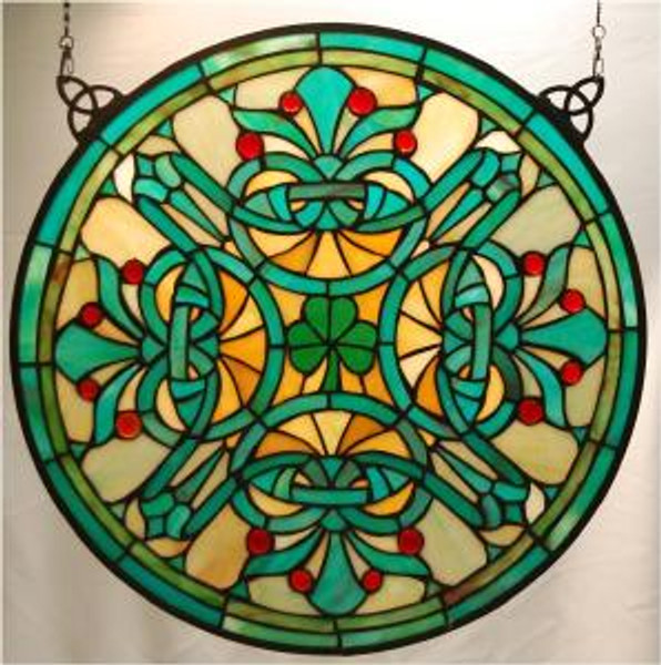 W008S Shamrock Round Window W008S Shamrock Round Window