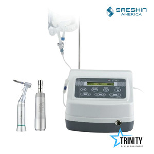 Saeshin X-cube Dental Implant Motor with 20:1 Push Button Handpiece by www.trinitydentalequipment.com