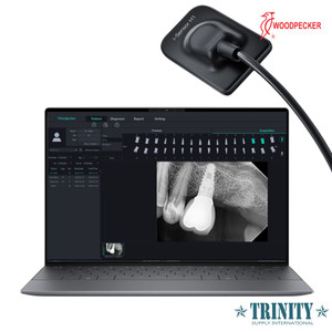 Woodpecker Dental X-Ray Sensor Size2  with 15-inch Laptop by www.trinitydentalequipment.com Woodpecker Dental X-Ray Sensor Size2  with 15-inch Laptop by www.trinitydentalequipment.com