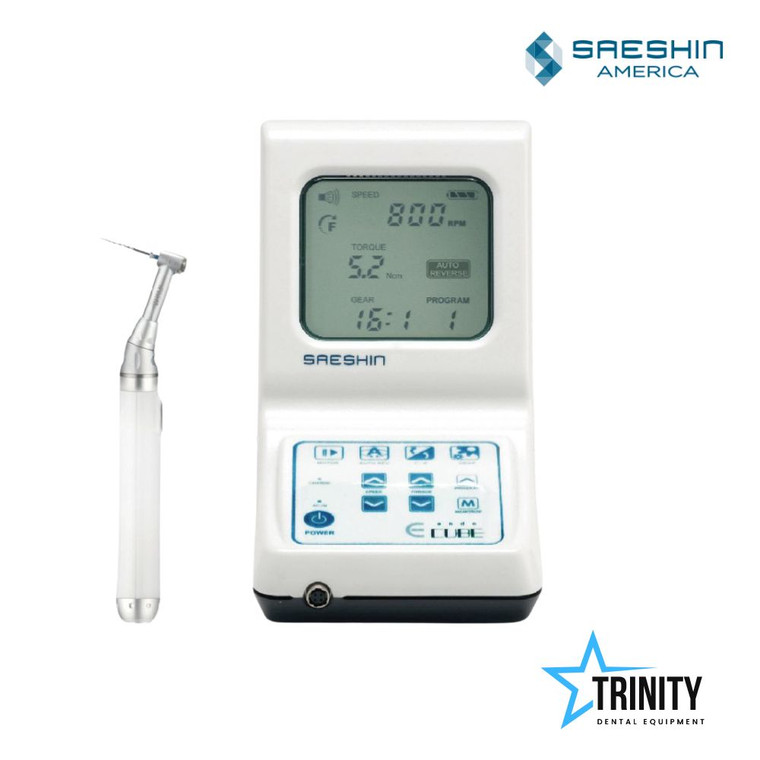 Saeshin E-cube Endodontic Motor with 16:1 Handpiece by www.trinitydentalequipment.com