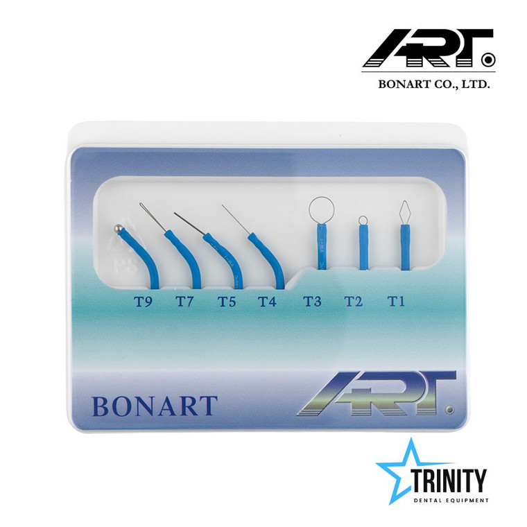 Bonart Set of 7 Blue Electrodes for ART-E1 Unit by www.trinitydentalequipment.com