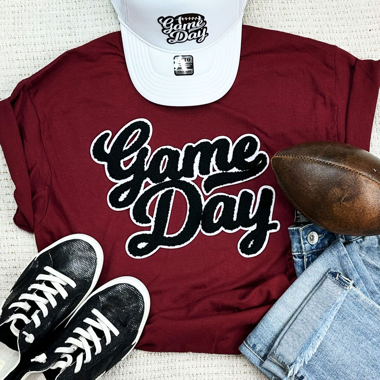 MLB Gameday Football We Wear Orange And Black Leopard T-Shirt