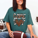 Game Day Football Heart Tee