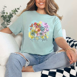 Consider How The Wildflowers Grow Watercolors Tee