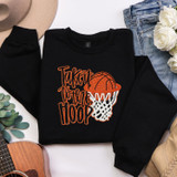 Faux Yarn Take It To The Hoop Sweatshirt