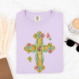 Jeweled Cross Tee