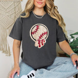 Faux Patch Dripping Baseball Tee