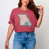 Missouri Spring Floral Tee