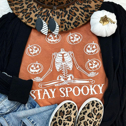 Stay Spooky In The Dark Pigment Dyed Tee