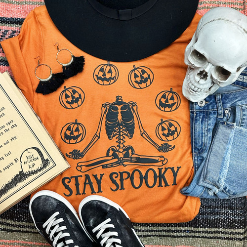 Stay Spooky Black PUFF Everyday Tee