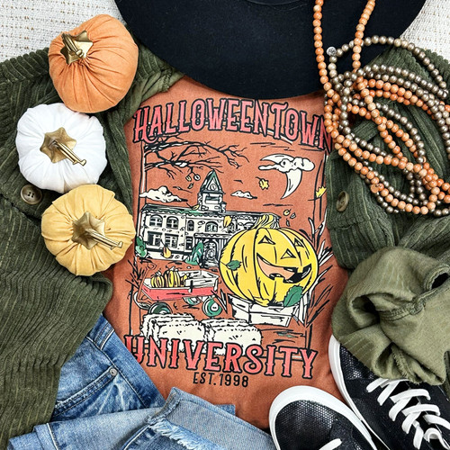 Halloween University Pigment Dyed Tee