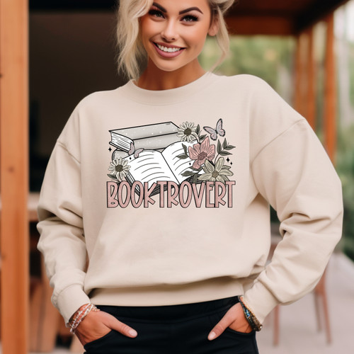 Booktrovert Crewneck Sweatshirt