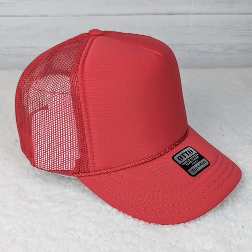 YOUTH Red Foam Trucker Hat