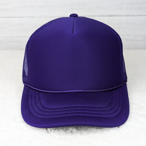 YOUTH Purple Foam Trucker Hat