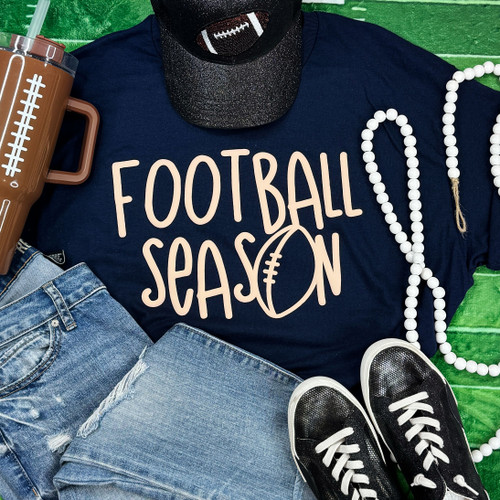 Football Season Tan PUFF Everyday Tee