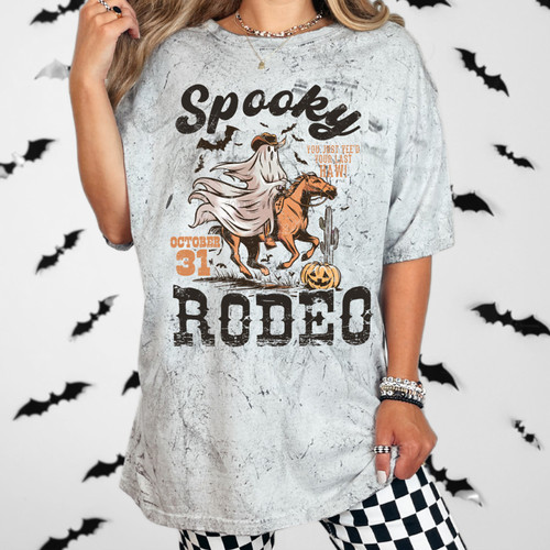 Spooky Rodeo Ghost Cowboy Tee Spooky Rodeo Ghost Cowboy Tee