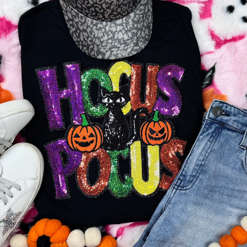Hocus Pocus Black Cat Tee