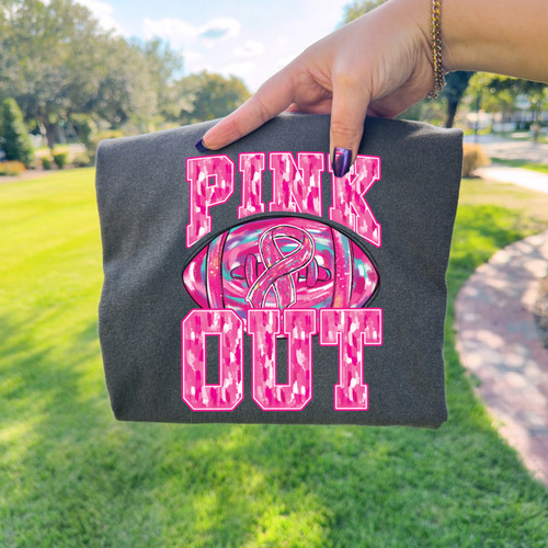 Pink Out Brushstrokes Tee