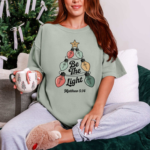Be The Light Christmas Tee