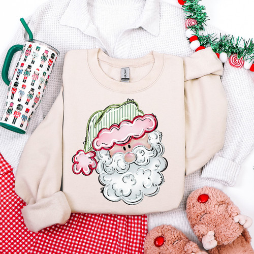 Red Green Retro Santa Sweatshirt