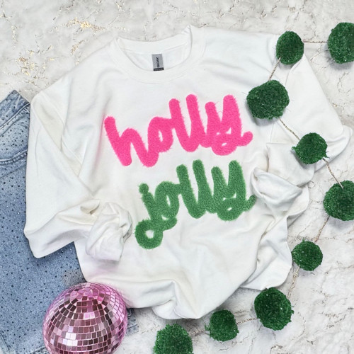 Holly Jolly Fluffy Sweatshirt Holly Jolly Fluffy Sweatshirt
